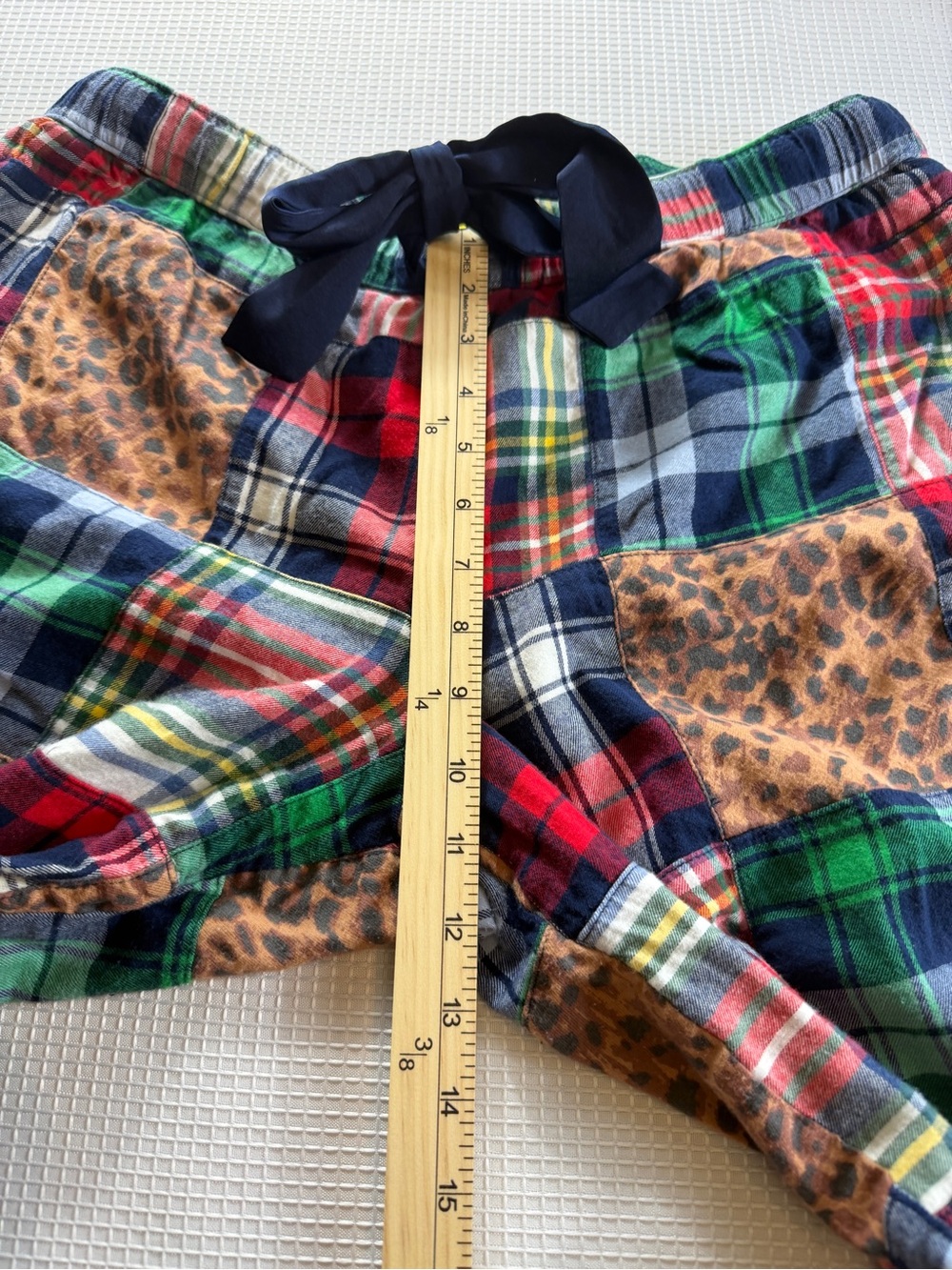 Aerie Women's Patchwork Size L Sleep Pajama Pants Flannel Lounge Pull On Pockets - Picture 6 of 7